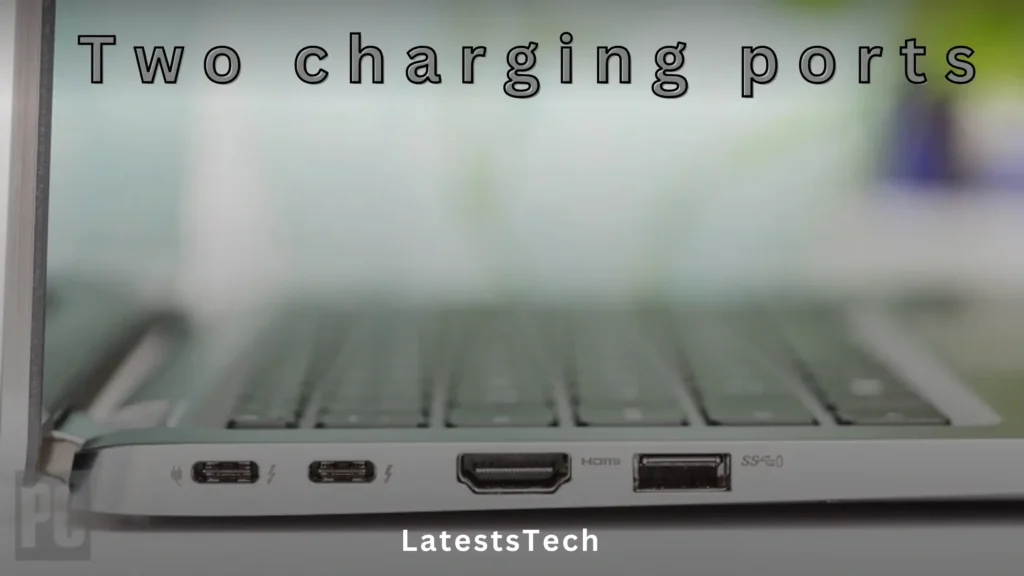 why are there two charging ports on my dell laptop​